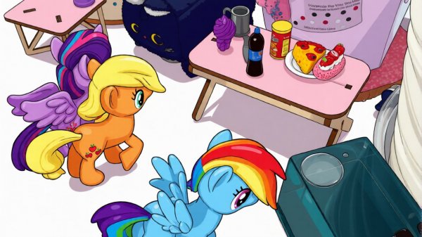 Пони в школе