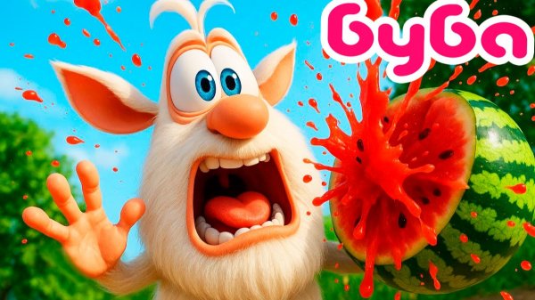 Буба Мультфильм - Игры с бубой для малышей - Буба мультик для детей смотреть