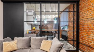 Лофт перегородка для зонирования 034