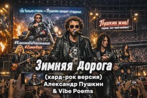 Зимняя дорога - (хард-рок версия) Александр Пушкин & Vibe Poems
