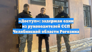 «Доступ»: задержан один из руководителей ССП Челябинской области Рогозина