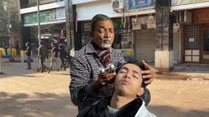 Снятие стресса знаменитым уличным парикмахером