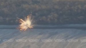 Поражение барражирующим боеприпасом «Ланцет» САУ Цезарь 💥