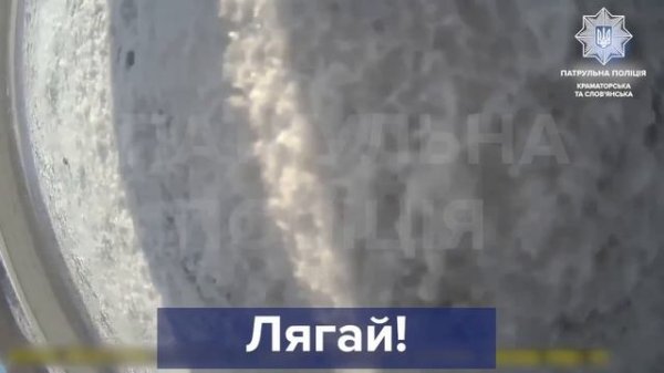 Момент удара Гераней по технике напротив АЗС в Краматорске