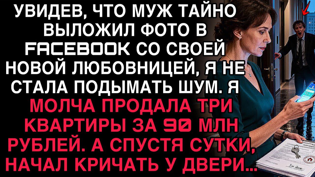 УВИДЕВ, ЧТО МУЖ ВЫЛОЖИЛ ФОТО С ЛЮБОВНИЦЕЙ, Я ПРОДАЛА ТРИ КВАРТИРЫ. А НА СЛЕДУЮЩИЙ ДЕНЬ ОН КРИЧАЛ... смотреть онлайн