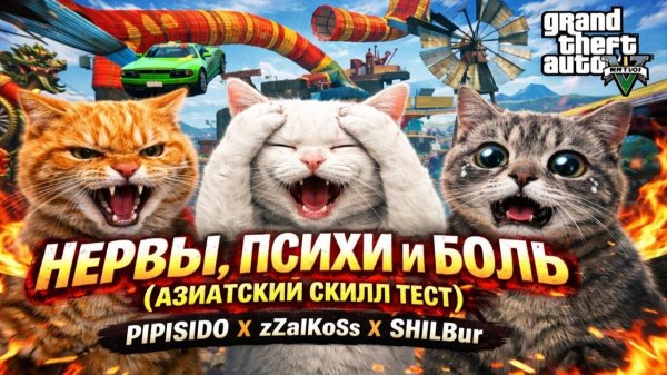 НЕРВЫ,ПСИХИ И БОЛЬ (АЗИАТСКИЙ СКИЛЛ ТЕСТ) PIPISID0 X zZalKoSs X SHIlBur