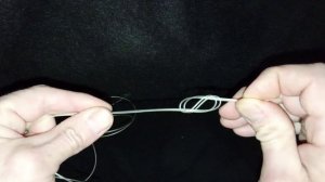 Как связать леску между собой простой узел