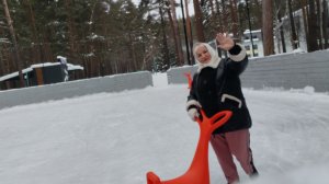 Зимняя территория курорта АмаксЭкоПарк. Отдыхаем в феврале.