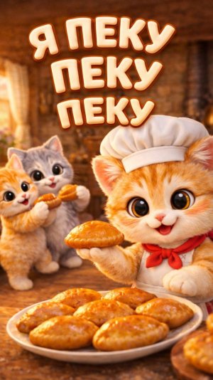 Я Пену Пеку Пеку!  -Мультик Песенка Потешка  для детей!