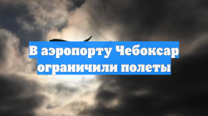 В аэропорту Чебоксар ограничили полеты
