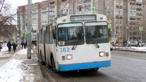 Троллейбус Екатеринбурга БТЗ-5201 борт. №362 маршрут 33 на остановке "Фрезеровщиков"
