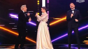 Куртукова и Басков в шоу Дуэты лаконично