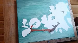 Пишем маслом картину "Цветущая яблоня"