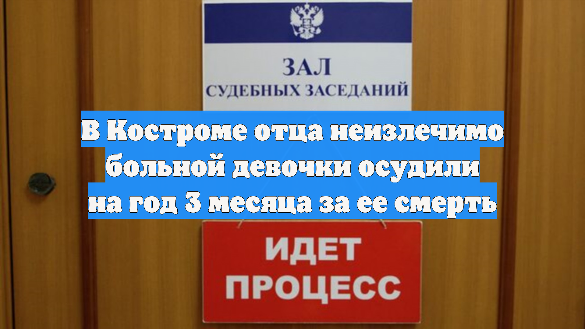 В Костроме отца неизлечимо больной девочки осудили на год 3 месяца за ее смерть смотреть онлайн