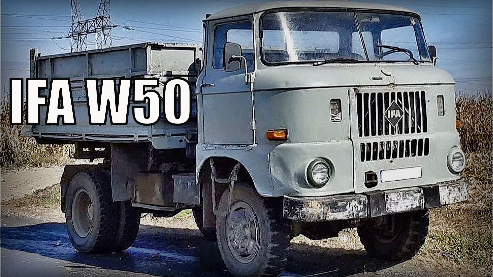 Автомобиль IFA W50 ГДР Импортные грузовики на дорогах СССР