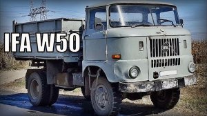 Автомобиль IFA W50 ГДР Импортные грузовики на дорогах СССР