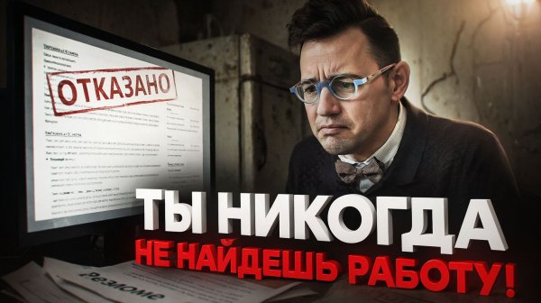 ТЫ уже НИКОГДА не НАЙДЕШЬ себе хорошую работу!