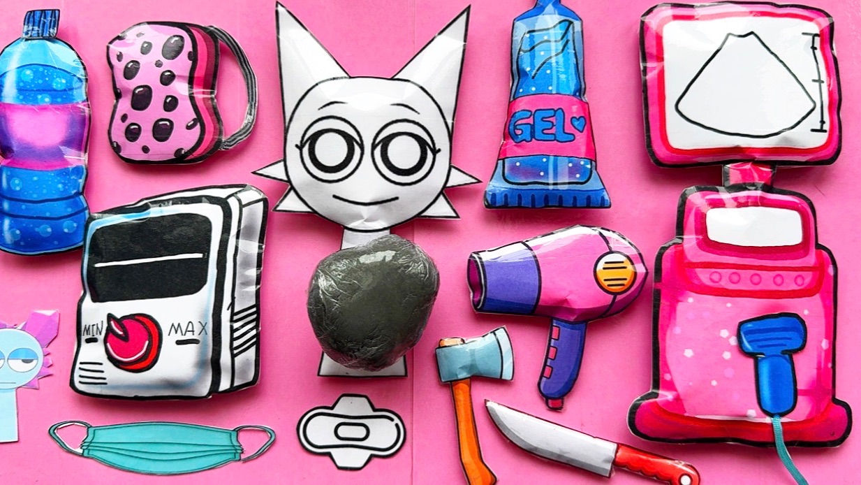 СПРУНКИ И ЕЕ РОДЫ 🤰) уход за малышом ! бумажные истории смотреть онлайн