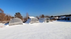 Мой участок, середина февраля.