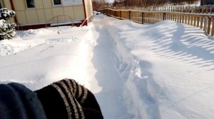 Ох надуло снега 😲