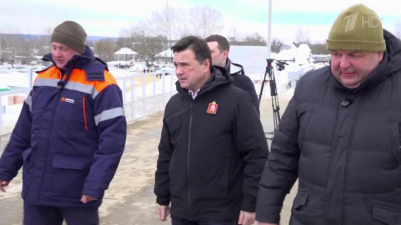 Губернатор Андрей Воробьев проверил ход модернизации Каширской ГРЭС в Подмосковье. смотреть онлайн