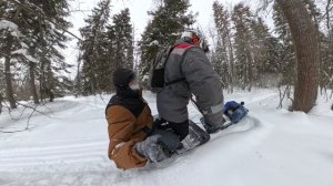 Покатушки по лесу на буксировщиках Ижтехмаш