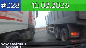 ДТП. Подборка на видеорегистратор за 10.02.2026 Февраль 2026 Ч.2