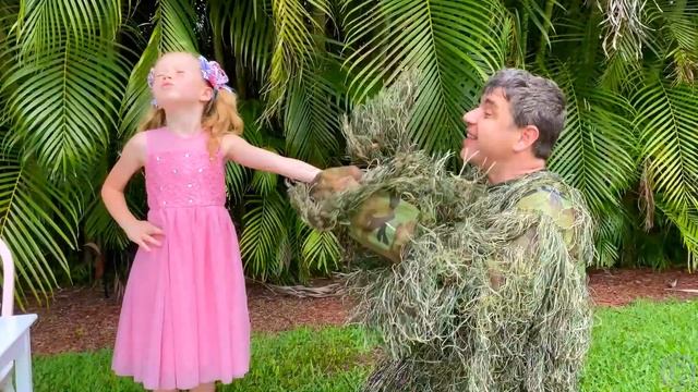 Nastya and dad make a giant multi-colored slime смотреть онлайн