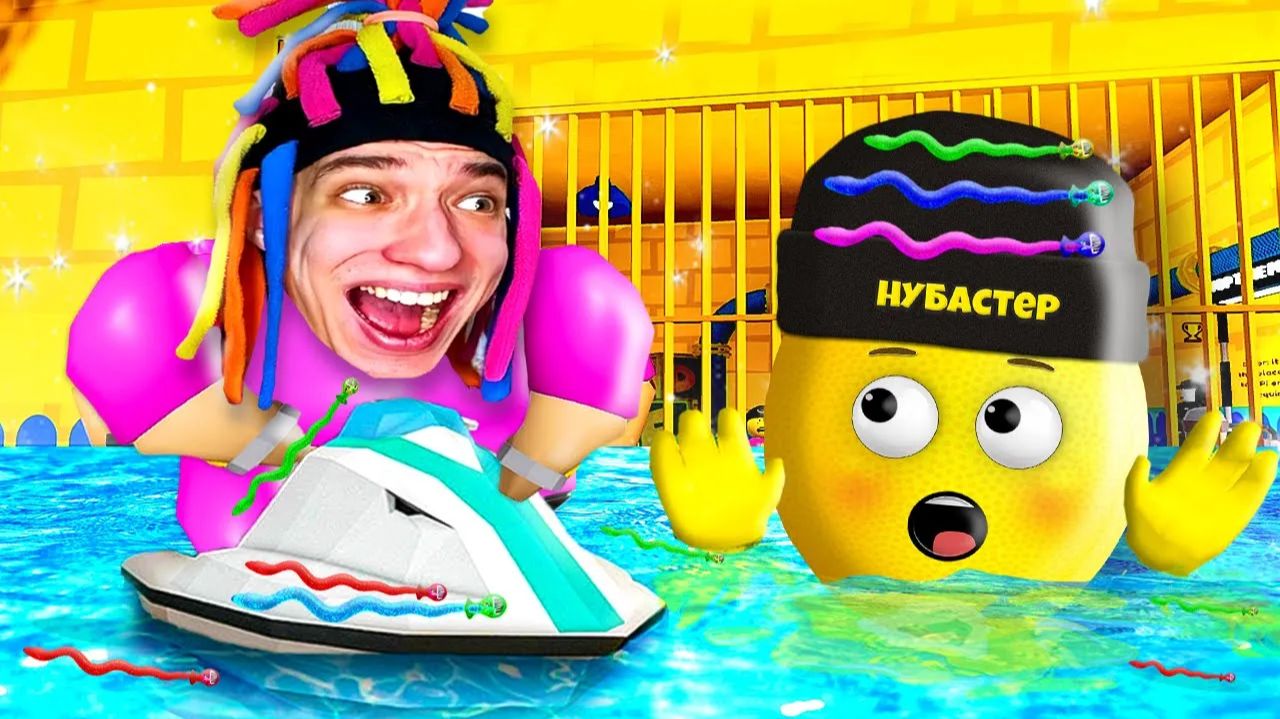 СБЕГИ ОТ КИТАЙКИ НАВОДНЕНИЕ В ТЮРЬМЕ в ROBLOX! смотреть онлайн