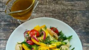 Веганский салат с фасолью Лима