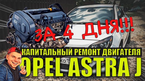 Капитальный ремонт двигателя Opel Astra J A16XER: восстановление узла на оригинальных компонентах