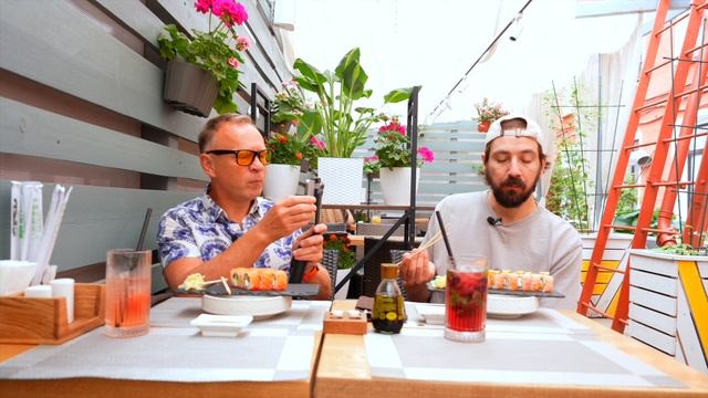 Владимир Певцов и Алексей Франгулов пробуют корейскую кухню смотреть онлайн