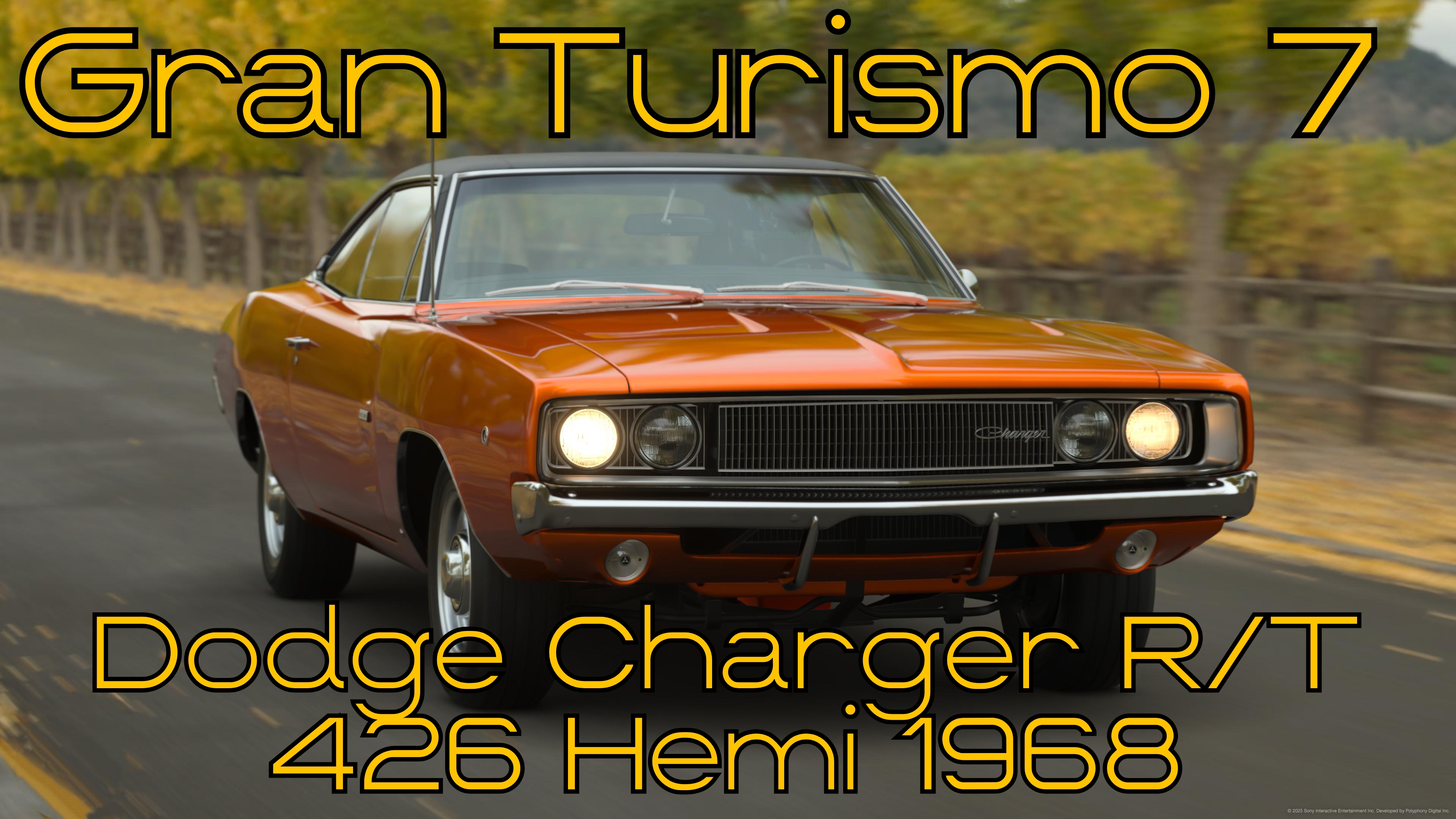 Gran Turismo 7: Dodge Charger R/T 426 Hemi 1968 – Американская мускульная сила без компромиссов! 🚗 смотреть онлайн