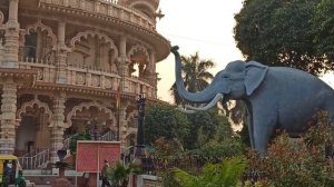 Слоны у кружевного храма!