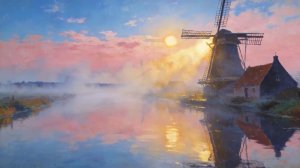Визуальные поэмы - Клод Моне «Ветряные мельницы в Заандаме»