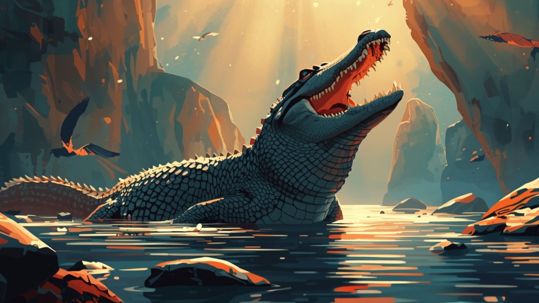 Крокодилы глотают камни: Зачем? Раскрываем тайну древнего хищника смотреть онлайн