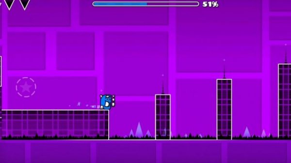Geometry Dash прохождение и обзор первого уровня.