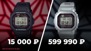Casio MR-G: от пластика DW-5000 до титанового монстра