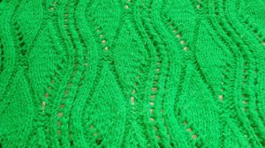 23 . МК # ИЗУМРУДНЫЙ АЖУР# ОЧЕНЬ КРАСИВЫЙ АЖУРНЫЙ УЗОР ДЛЯ ВЯЗАНИЯ СПИЦАМИ #