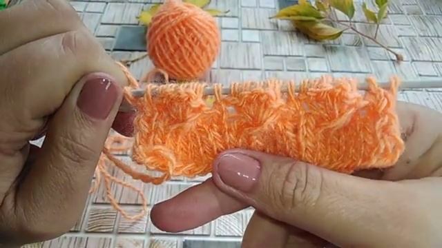 24. МК  КРАСИВЫЙ УЗОР БУТОНЫ или  РАКУШКИ  вяжем спицами 