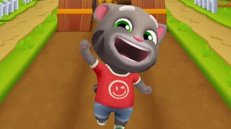 Говорящий Том бег за золотом.Бегите, прыгайте и мчитесь с Говорящим Томом в увлекательной погоне за