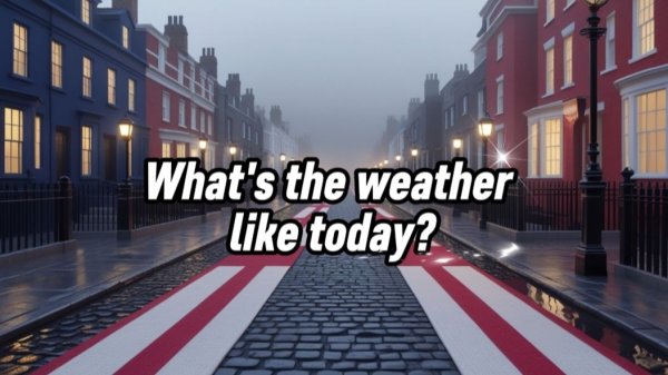 What's the weather like today?