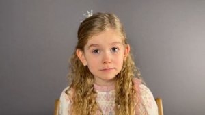 Елизавета Рытова 6 лет 120 см грустная визитка