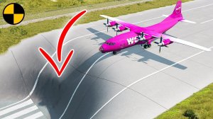 Planes vs Giant Pit  BeamNG.Drive