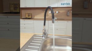 Смеситель для кухни Santek Тесио WH5A44012C001 с гибким изливом, хром