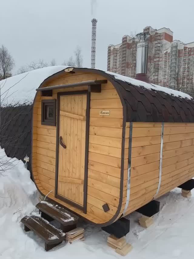 Бани бочки ″Квадро″ 3 метра