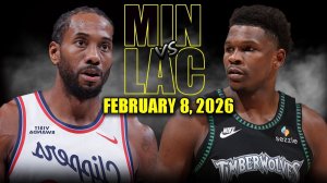 09.02.2026 | ОБЗОР МАТЧА | Миннесота Тимбервулвз - Лос-Анджелес Клипперс | Highlights
