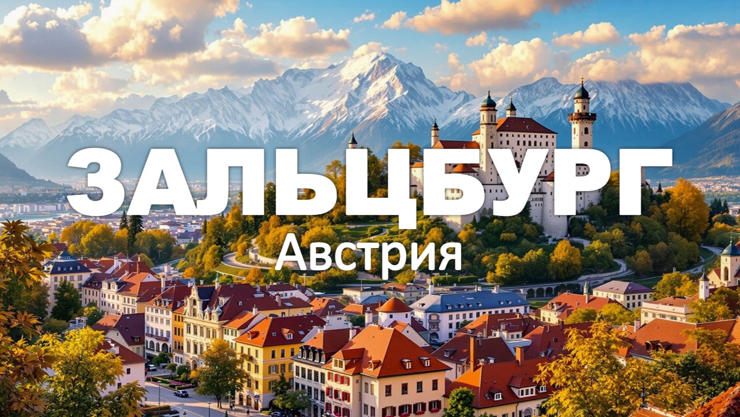 Пеший тур по Зальцбургу 🇦🇹 Австрия | Старый город, Моцарт и Альпийские виды смотреть онлайн