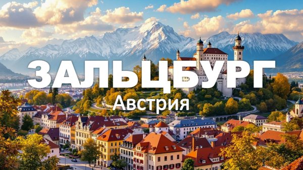 Пеший тур по Зальцбургу 🇦🇹 Австрия | Старый город, Моцарт и Альпийские виды