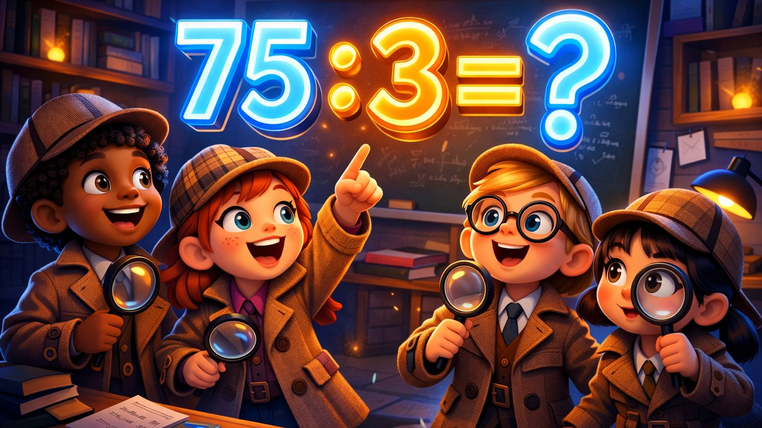 Тайна числа 75 раскрыта! 🕵️♀️ Быстрое деление для чемпионов! | 3 класс смотреть онлайн